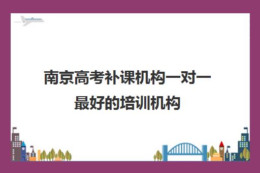 南京高考补课机构一对一最好的培训机构(一对一补课利弊)