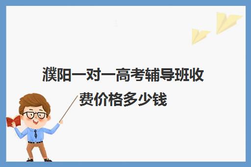 濮阳一对一高考辅导班收费价格多少钱(高三全日制补课机构多少钱)