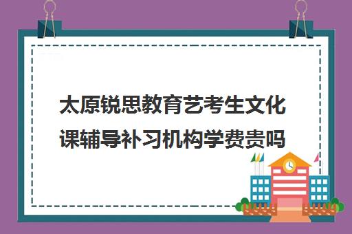 太原锐思教育艺考生文化课辅导补习机构学费贵吗