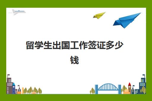 留学生出国工作签证多少钱(留学签证能打工吗)