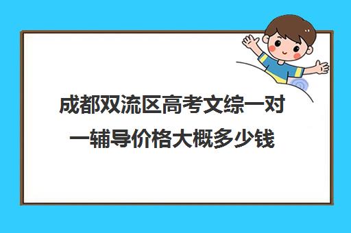 成都双流区高考文综一对一辅导价格大概多少钱(一对一补初中文综价格)