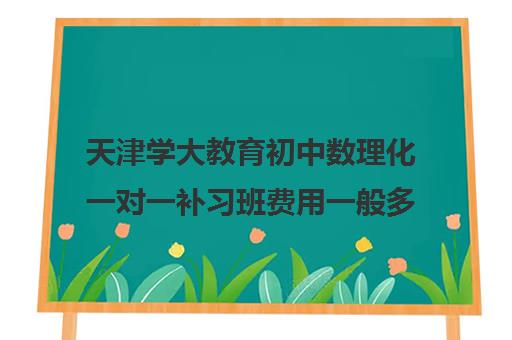 天津学大教育初中数理化一对一补习班费用一般多少钱