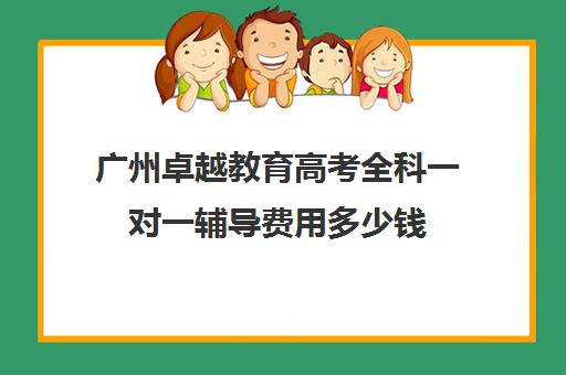 广州卓越教育高考全科一对一辅导费用多少钱(广州高中补课机构排名)