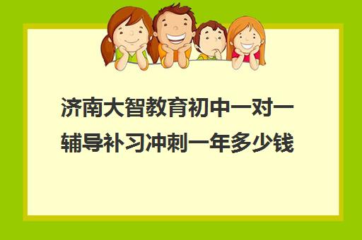 济南大智教育初中一对一辅导补习冲刺一年多少钱