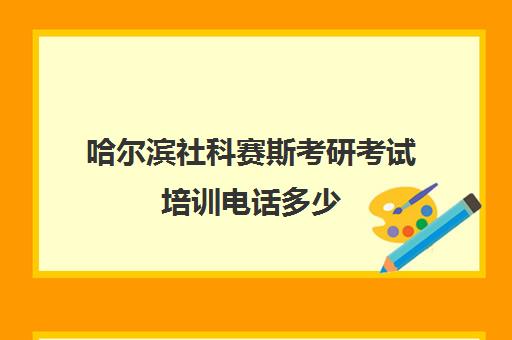 哈尔滨社科赛斯考研考试培训电话多少（社科赛斯考研机构怎么样）