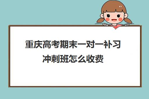 重庆高考期末一对一补习冲刺班怎么收费