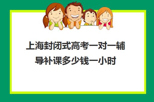 上海封闭式高考一对一辅导补课多少钱一小时(初三补课一对一价格)