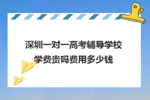 深圳一对一高考辅导学校学费贵吗费用多少钱(一对一补课收费标准)