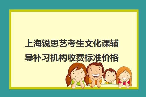 上海锐思艺考生文化课辅导补习机构收费标准价格一览