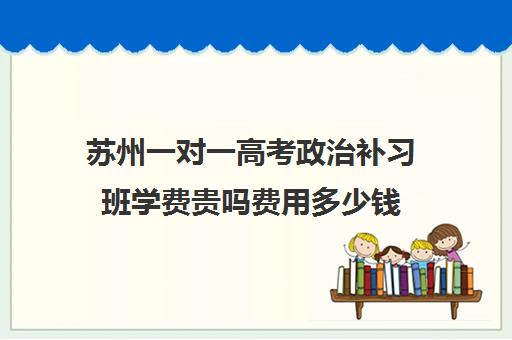 苏州一对一高考政治补习班学费贵吗费用多少钱