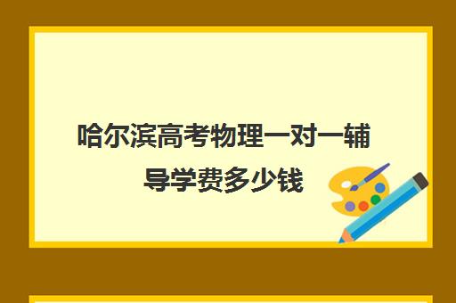 哈尔滨高考物理一对一辅导学费多少钱(高三辅导一对一多少钱)