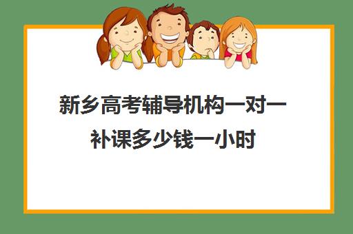 新乡高考辅导机构一对一补课多少钱一小时(高中生一对一辅导每小时收费多少)