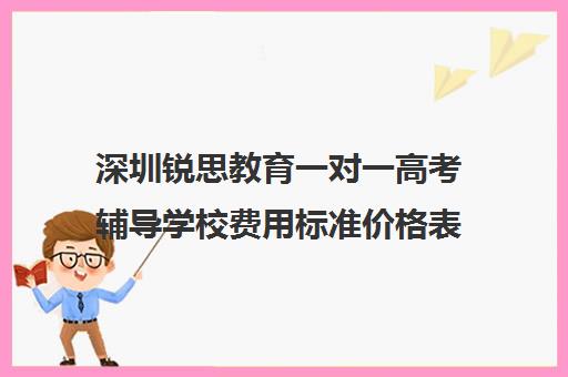 深圳锐思教育一对一高考辅导学校费用标准价格表(深圳教育培训机构前十名)