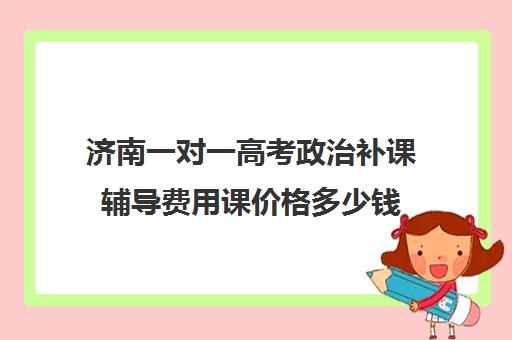 济南一对一高考政治补课辅导费用课价格多少钱(济南高中一对一辅导哪家好)