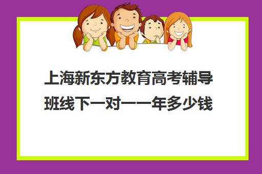 上海新东方教育高考辅导班线下一对一一年多少钱(新东方高三一对一收费价格表)