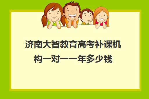 济南大智教育高考补课机构一对一一年多少钱(济南一对一辅导哪家好)