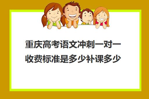 重庆高考语文冲刺一对一收费标准是多少补课多少钱一小时(重庆一对一补课收费标准)