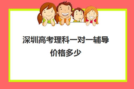 深圳高考理科一对一辅导价格多少(深圳一对一辅导多少钱一小时)