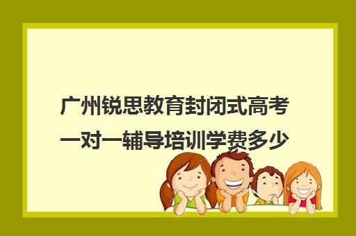 广州锐思教育封闭式高考一对一辅导培训学费多少钱(高三冲刺班收费标准)