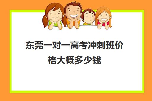 东莞一对一高考冲刺班价格大概多少钱(东莞高中补课机构排名)