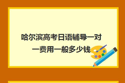 哈尔滨高考日语辅导一对一费用一般多少钱(哈尔滨一对一家教收费)