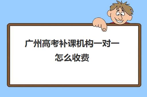 广州高考补课机构一对一怎么收费(广州补课一对一费用)