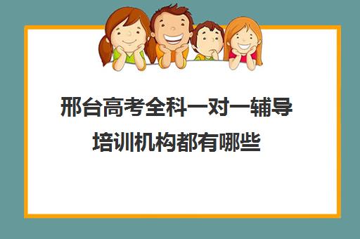 邢台高考全科一对一辅导培训机构都有哪些(一对一辅导机构哪个好)