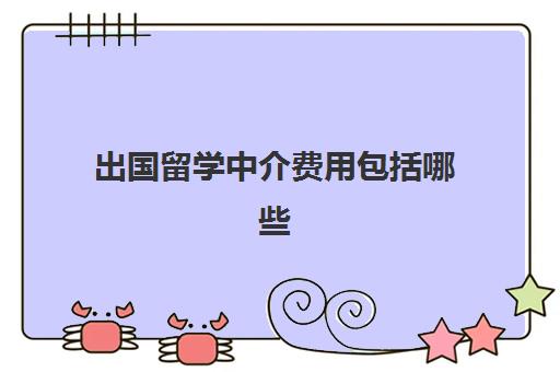 出国留学中介费用包括哪些(留学中介挣钱吗)