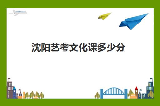 沈阳艺考文化课多少分(沈阳艺术生集训文化课全封闭)