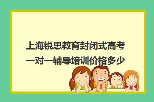 上海锐思教育封闭式高考一对一辅导培训价格多少（高考线上辅导机构有哪些比较好）