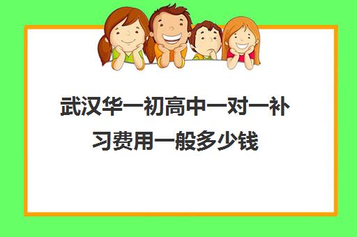 武汉华一初高中一对一补习费用一般多少钱