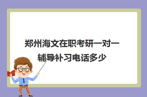 郑州海文在职考研一对一辅导补习电话多少