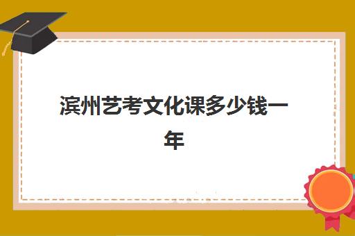 滨州艺考文化课多少钱一年(滨州学院艺术类录取分数线)