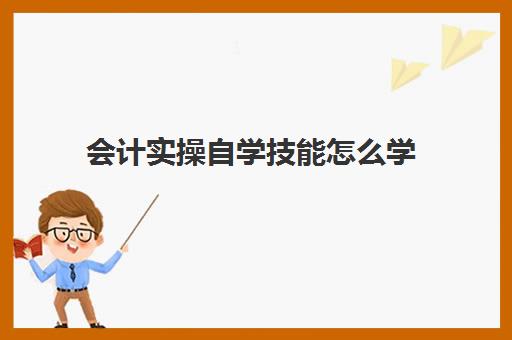 会计实操自学技能怎么学(会计初学者的入门知识基础教程)