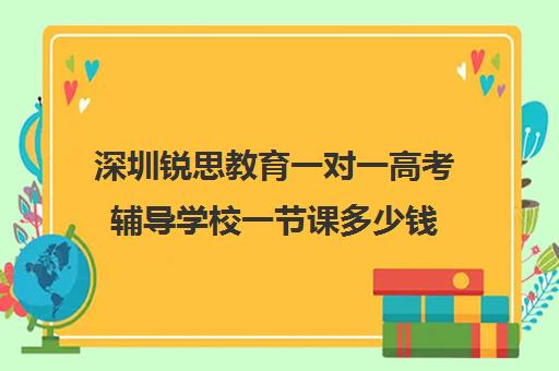 深圳锐思教育一对一高考辅导学校一节课多少钱(锐思教育官网)