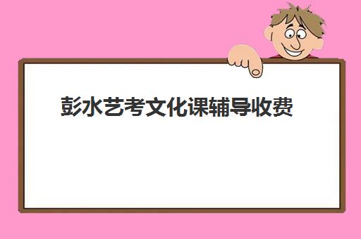 彭水艺考文化课辅导收费(重庆舞蹈艺考培训如何)