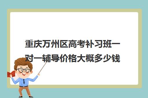 重庆万州区高考补习班一对一辅导价格大概多少钱