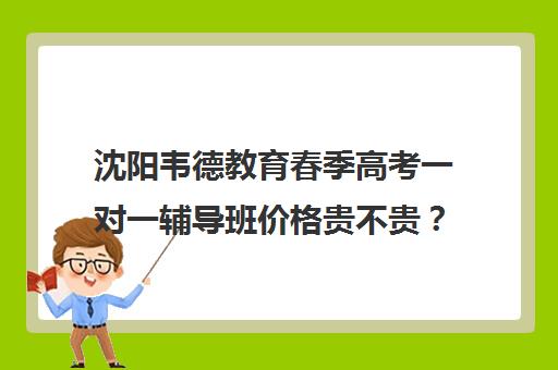 沈阳韦德教育春季高考一对一辅导班价格贵不贵？多少钱一年(沈阳高中补课机构排行榜)