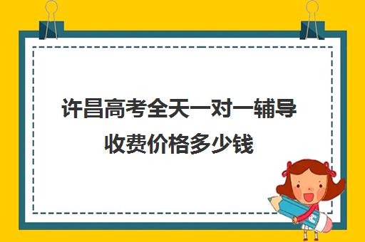 许昌高考全天一对一辅导收费价格多少钱(高中补课一对一怎么收费)