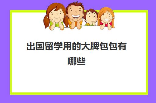 出国留学用大牌包包有哪些(适合大学生包包品牌)