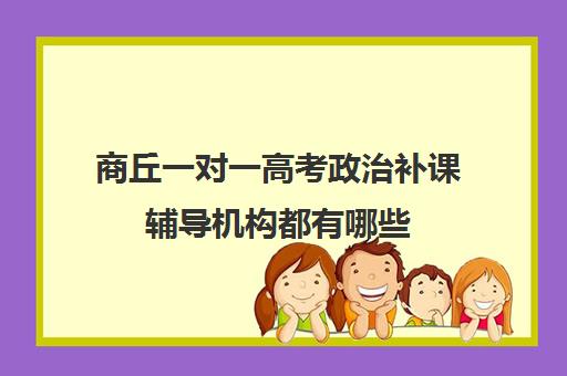 商丘一对一高考政治补课辅导机构都有哪些(高中补课一对一怎么收费)