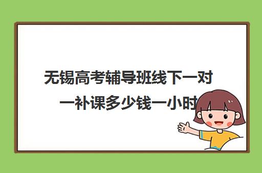 无锡高考辅导班线下一对一补课多少钱一小时(无锡补课机构)