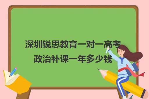 深圳锐思教育一对一高考政治补课一年多少钱(深圳高中可以补课吗)