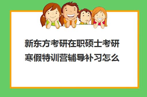 新东方考研在职硕士考研寒假特训营辅导补习怎么收费