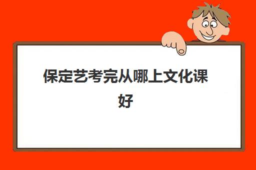 保定艺考完从哪上文化课好(保定七中艺体生每年学费多少)