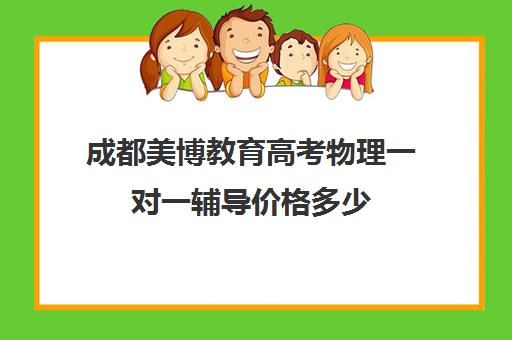 成都美博教育高考物理一对一辅导价格多少(一对一辅导有效果吗)