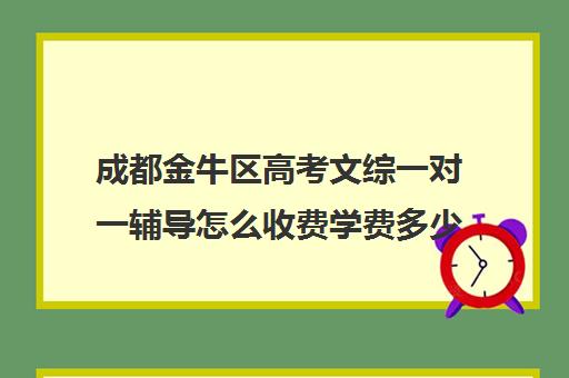 成都金牛区高考文综一对一辅导怎么收费学费多少钱(成都高中补课机构排名榜)