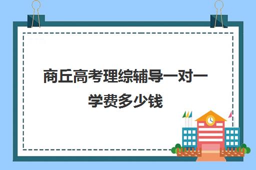 商丘高考理综辅导一对一学费多少钱(高中补课一对一怎么收费)