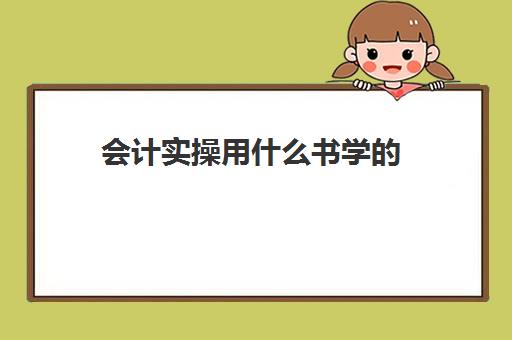 会计实操用什么书学的(有没有关于会计入门的书)