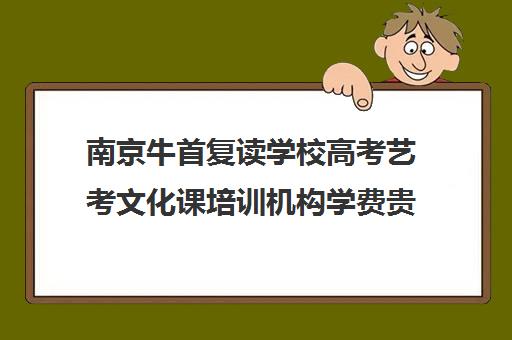 南京牛首复读学校高考艺考文化课培训机构学费贵吗(南京最好的复读学校)